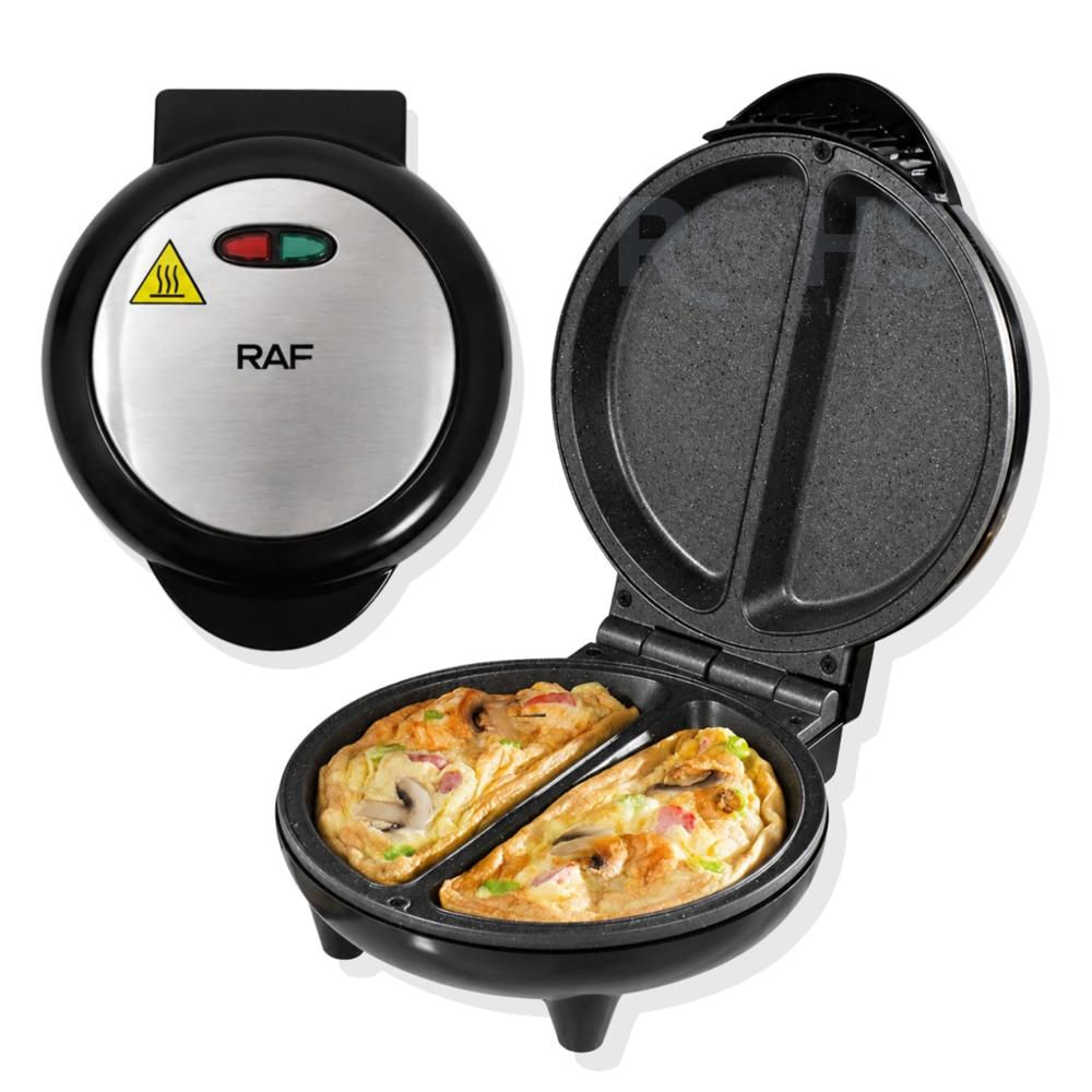 Máquina Para Omelette RAF R.512 Antiadherente Con Doble Cámara De Cocción 850W