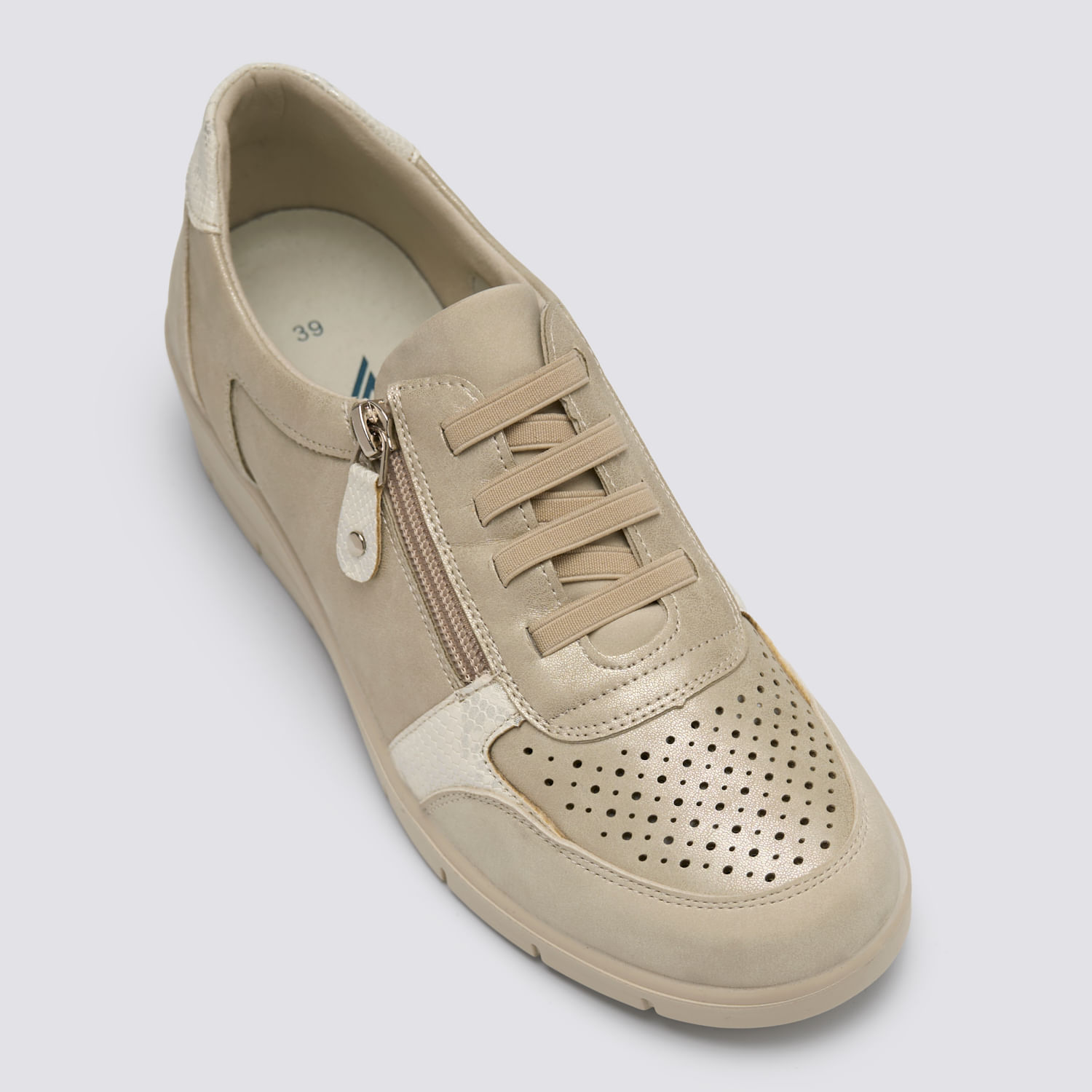 Zapatillas Urbanas Beige Mujer Madison Las 36