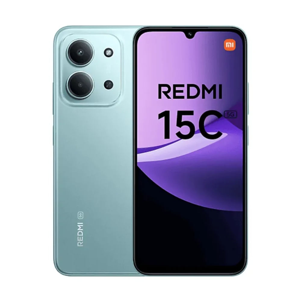 CELULAR REDMI 15C 128GB 4RAM VERDE MENTA  REGISTRADO