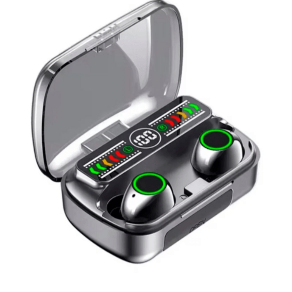 Audífonos M100 Bluetooth Gamer color Gris