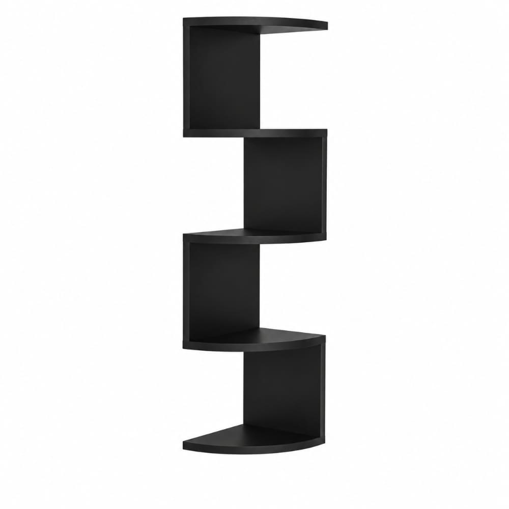 Estante 5 Niveles Flotante Esquinero Moderno Organizador Multifuncional Elegante Hogar