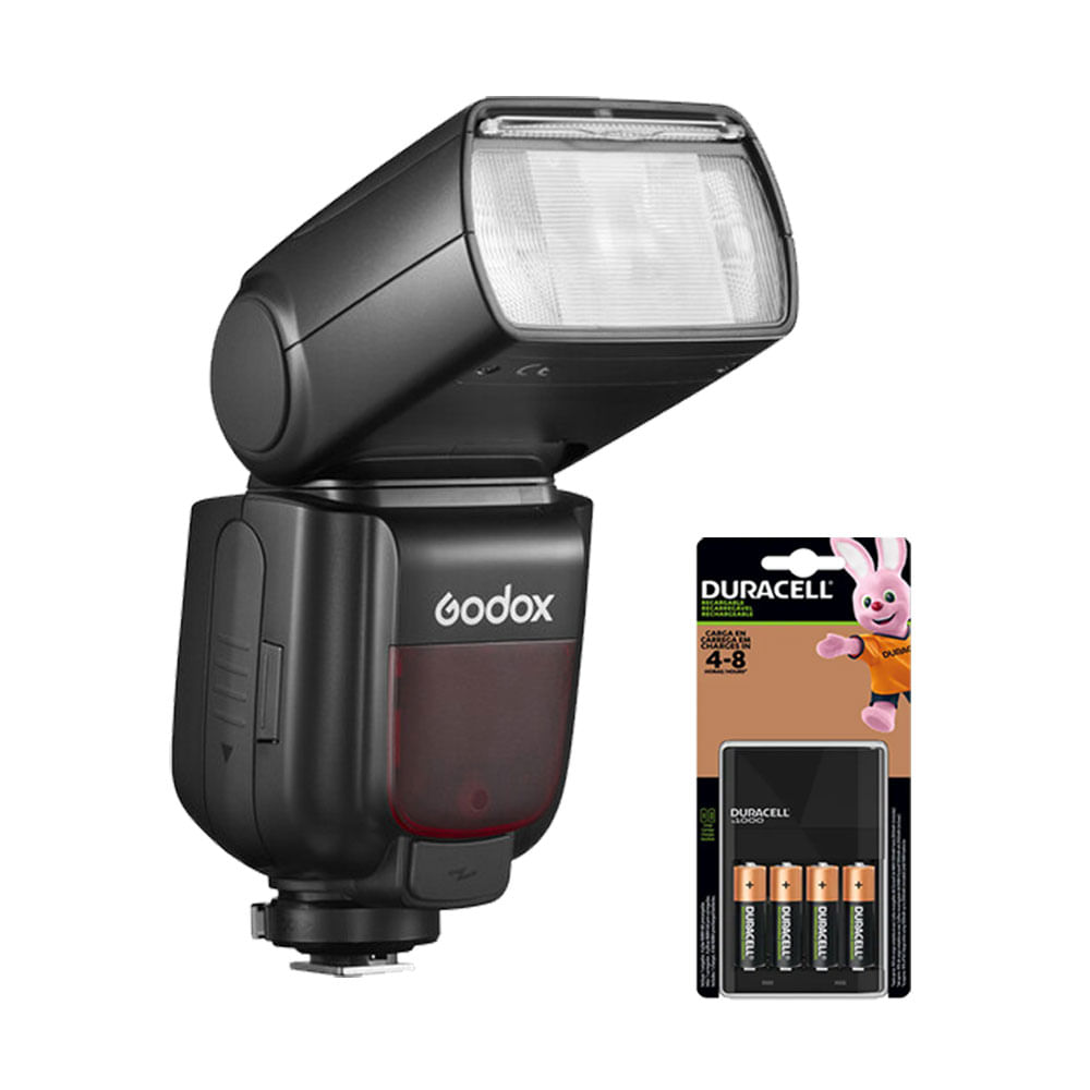 Flash Godox TT685C II - Para Canon con Pilas Duracell