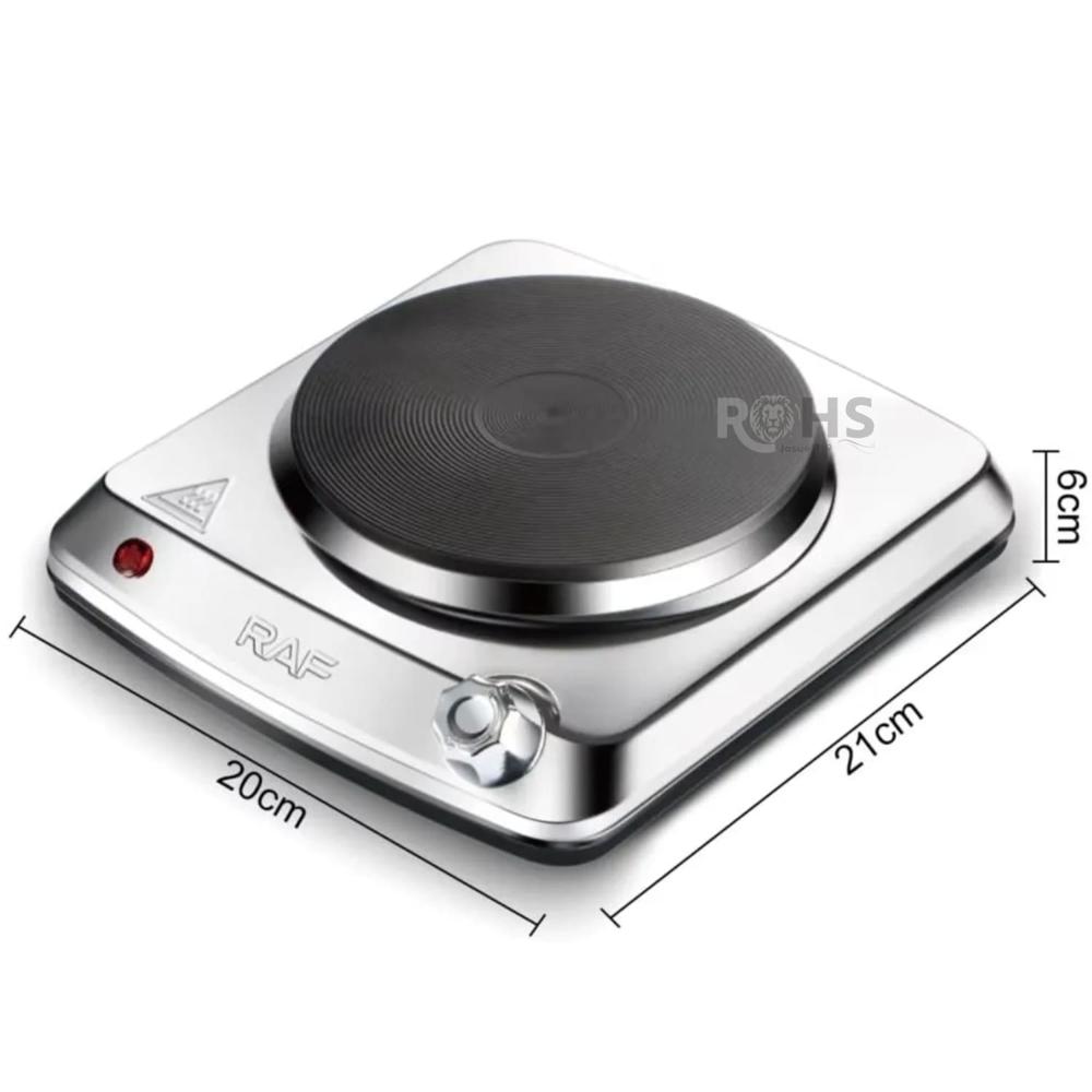 Estufa Eléctrica Individual RAF R.8204 1000W Compacta Con Calentamiento Uniforme