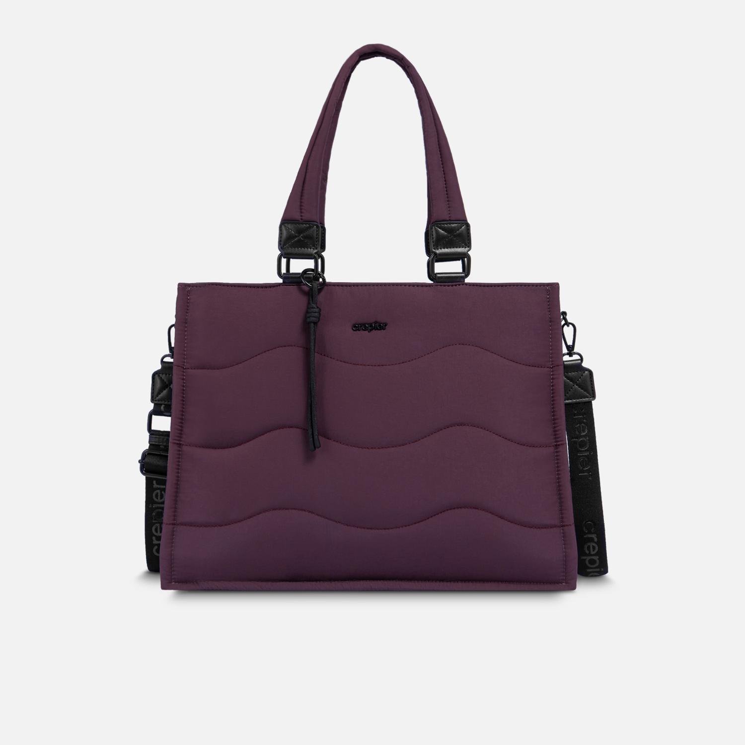Bolso Tote Crepier Horizontal Moon Grande