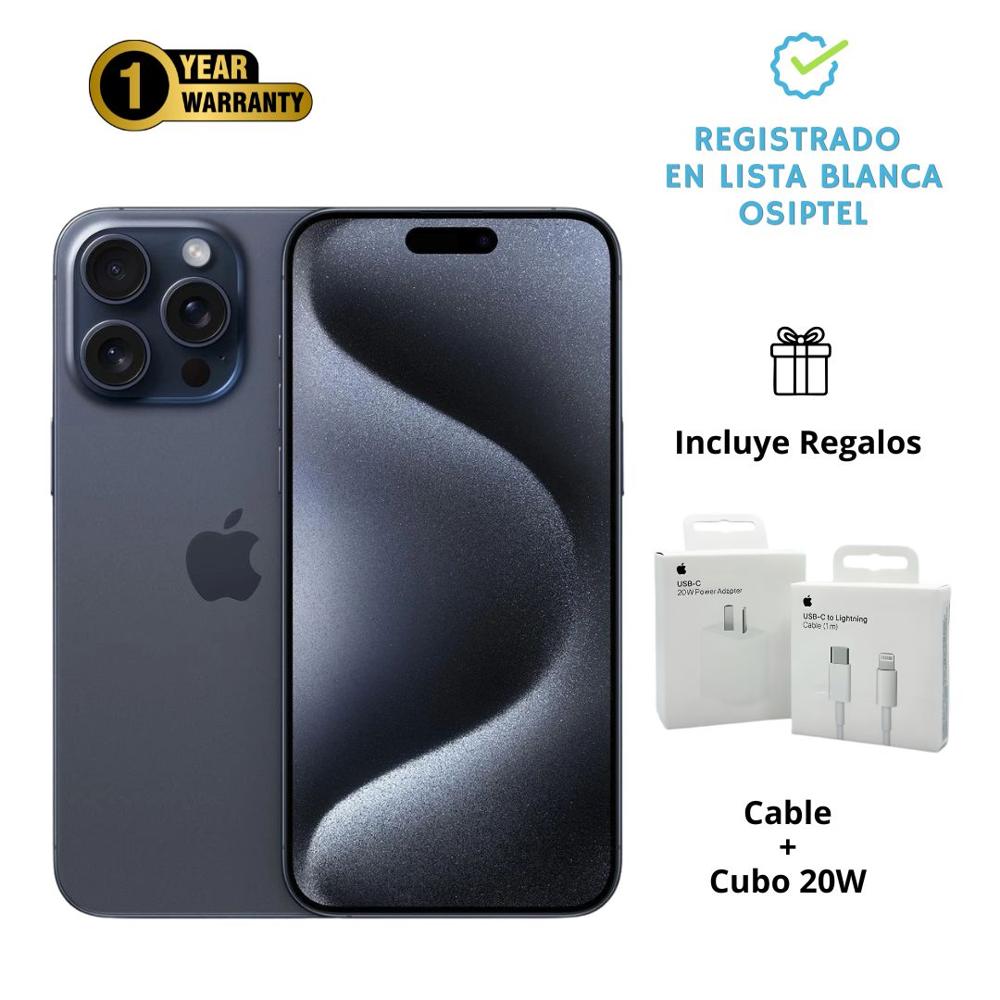 IPhone 15 Pro Max 256GB Blue Titanium  Seminuevo A2849 - Condición EXCELENTE