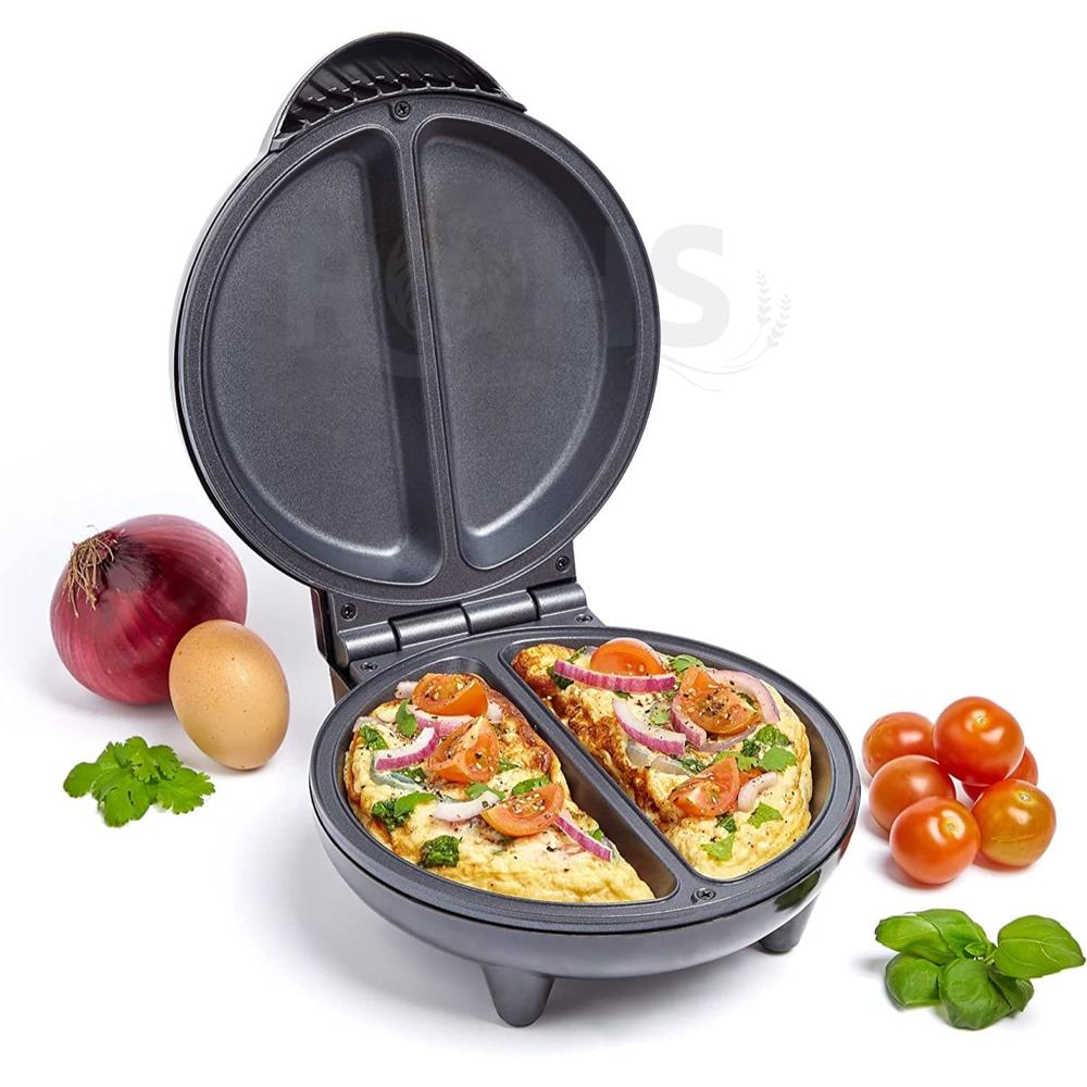 Máquina Para Omelette RAF R.512 Antiadherente Con Doble Cámara De Cocción 850W