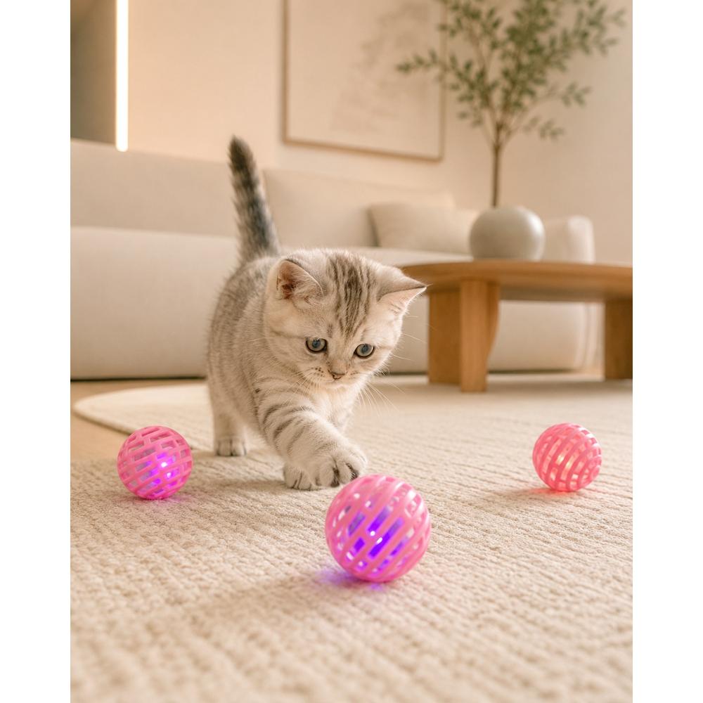 Pelota con Luz X 3 Gato