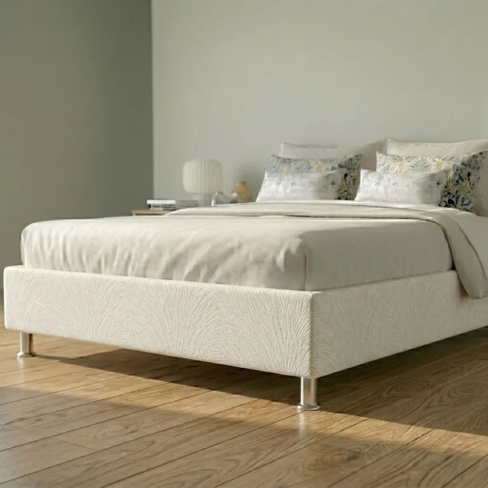 Box Tarima Essenza Queen - Blanco Multicolor