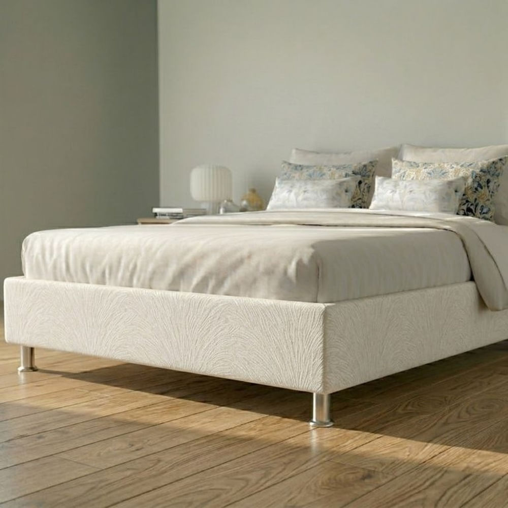 Box Tarima Essenza 2 Plazas - Blanco Multicolor