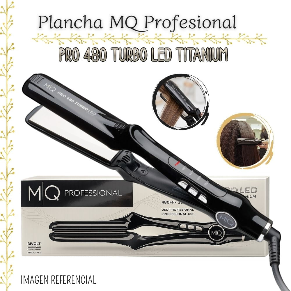 Plancha ALISADORA MQ Turbo Pro 480 LED