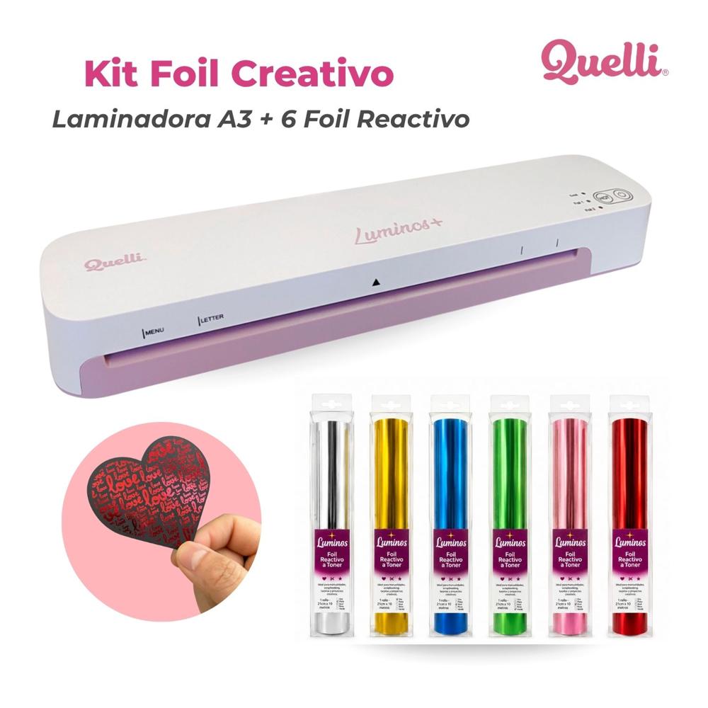 Laminadora Térmica Luminos Plus A3 Quelli - 6 Foils Reactivo