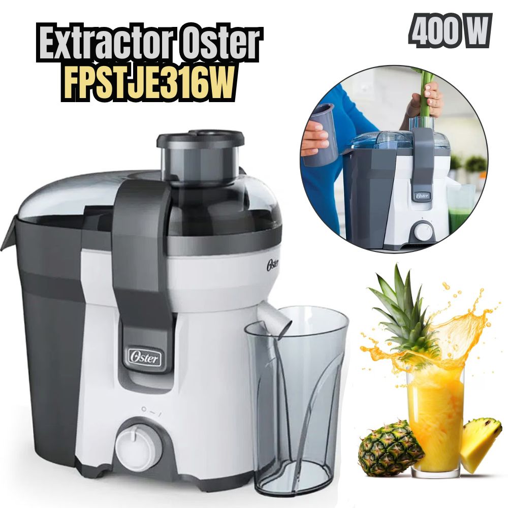 Extractor de Jugos Oster 400 watts FPSTJE316W