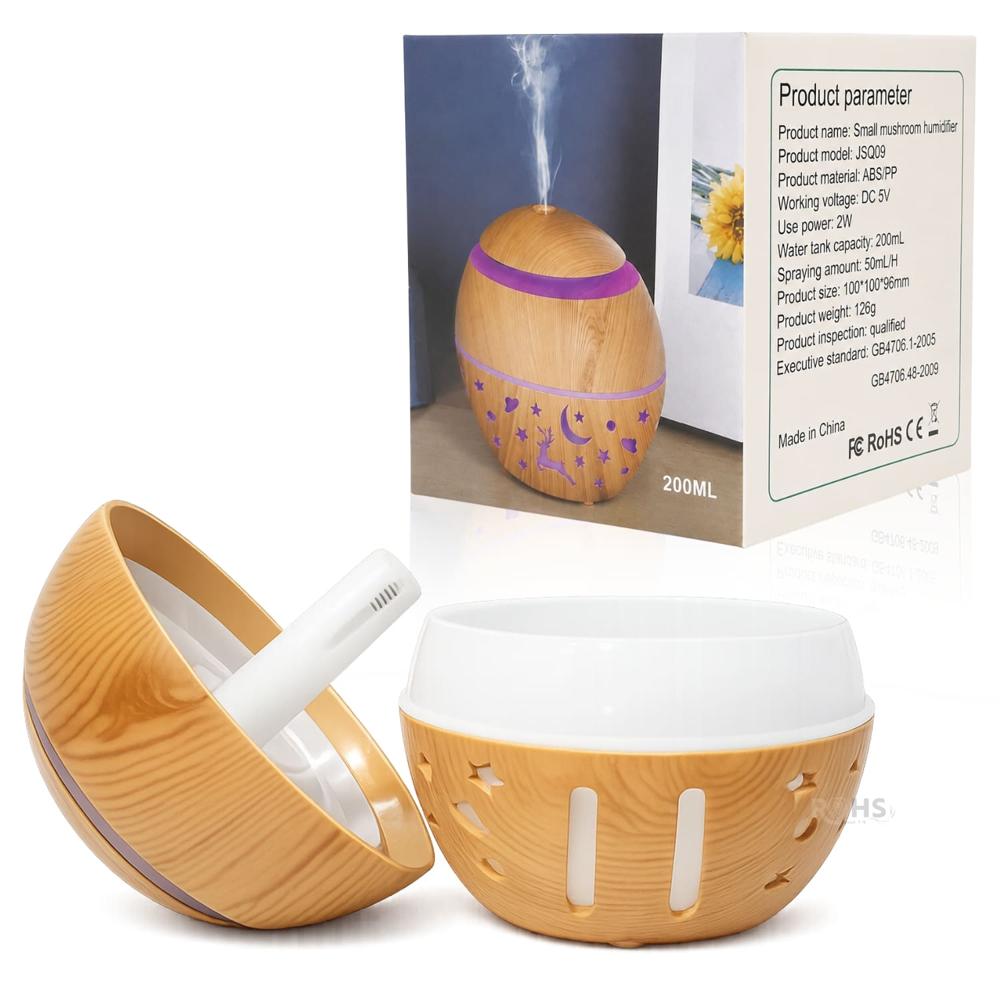 Humidificador Ultrasónico Con Luz LED Multicolor Y USB