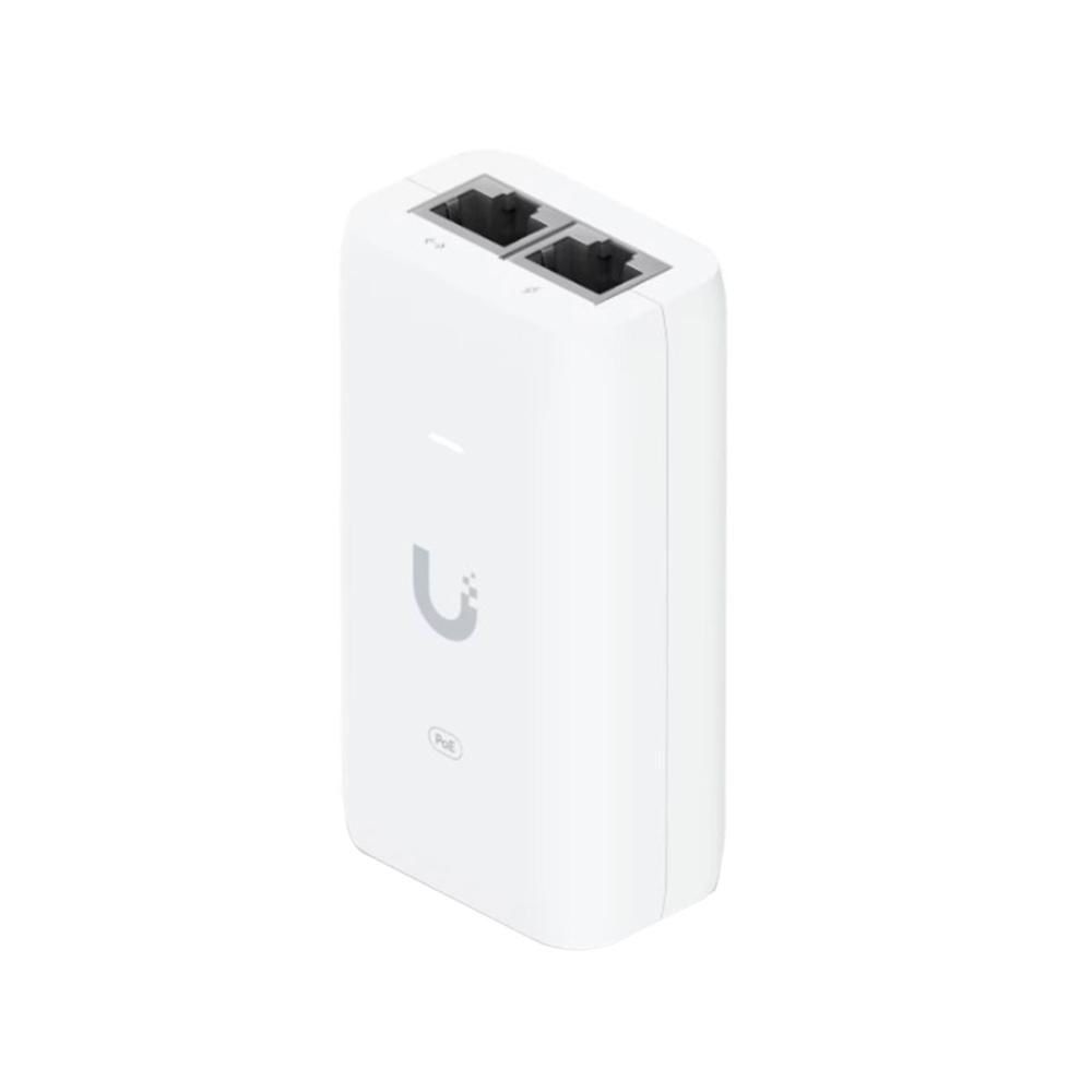 INJECTOR POE UBIQUITI U-POE 15W 48V DC 0.32A CON PROTECCIÓN Y PUERTO GIGABIT LAN PN U-POE
