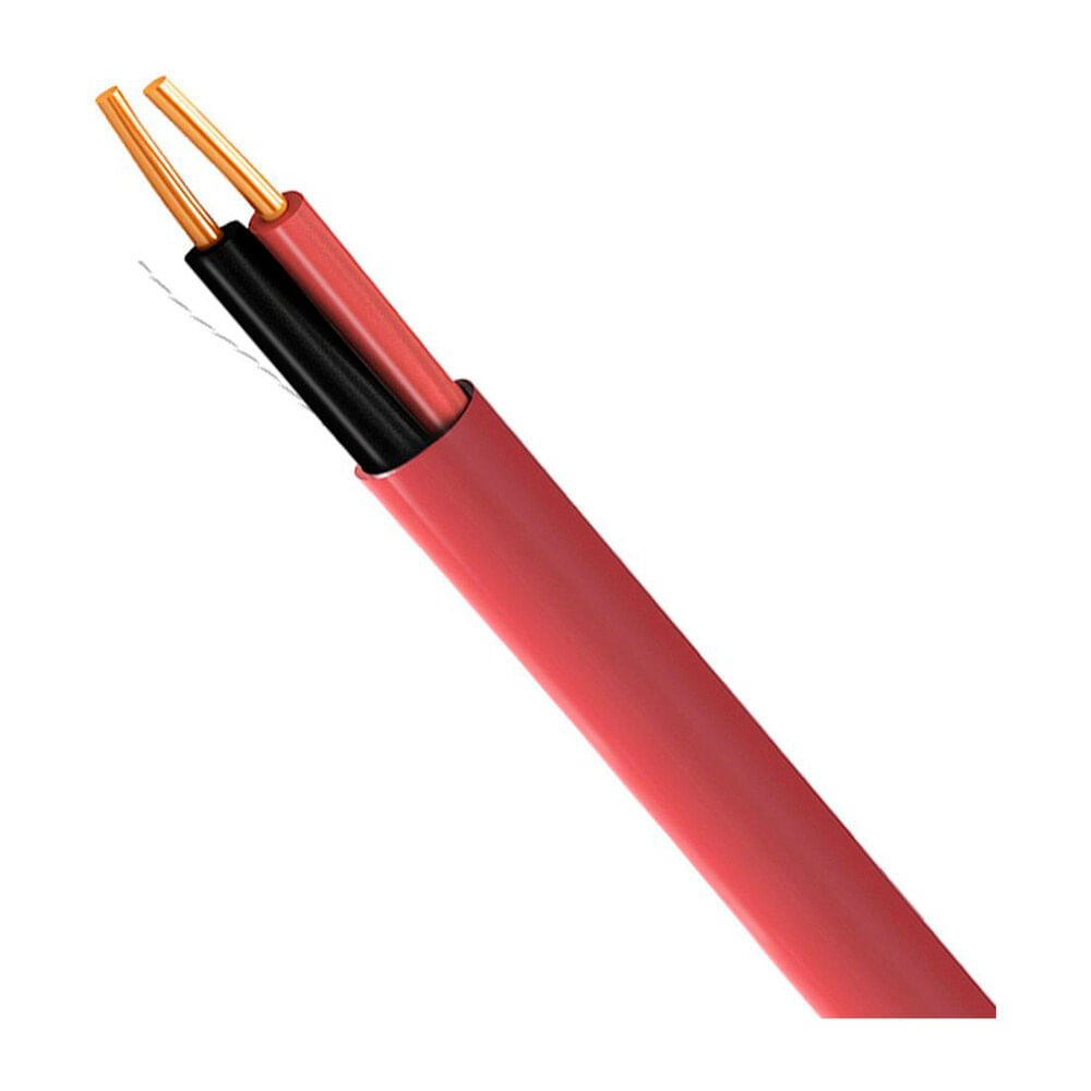 CABLE CONTRA INCENDIO DIXON 9012 2X14 AWG 300 METROS ROJO  PN 9012