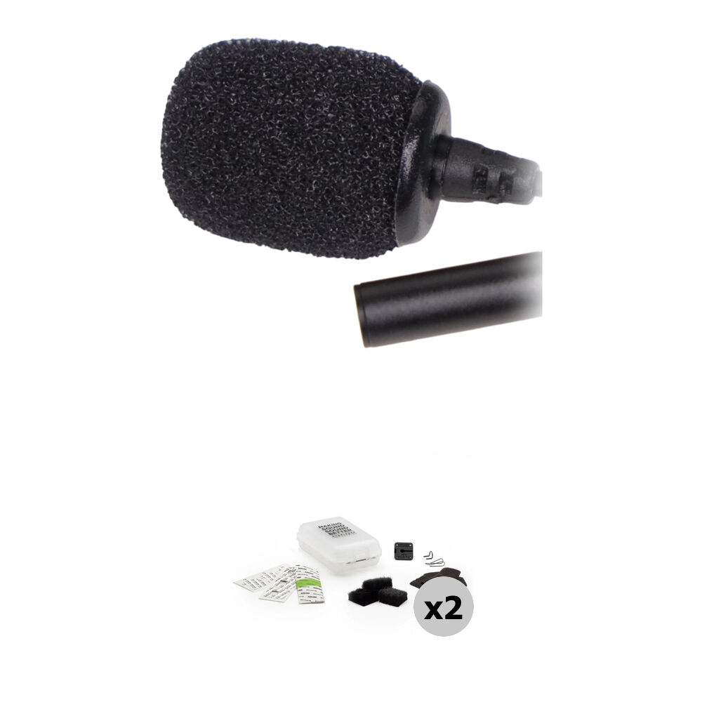 Deity Microphones W.Lav Pro Dual-Head Omni Lavalier con Kits de Ocultación