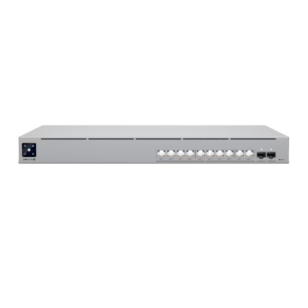 SWITCH UBIQUITI UNIFI 10 PUERTOS 10GBE POE 400W 2 SFP 10G CAPA 3 RACK 1U PN USW PRO XG 10 POE