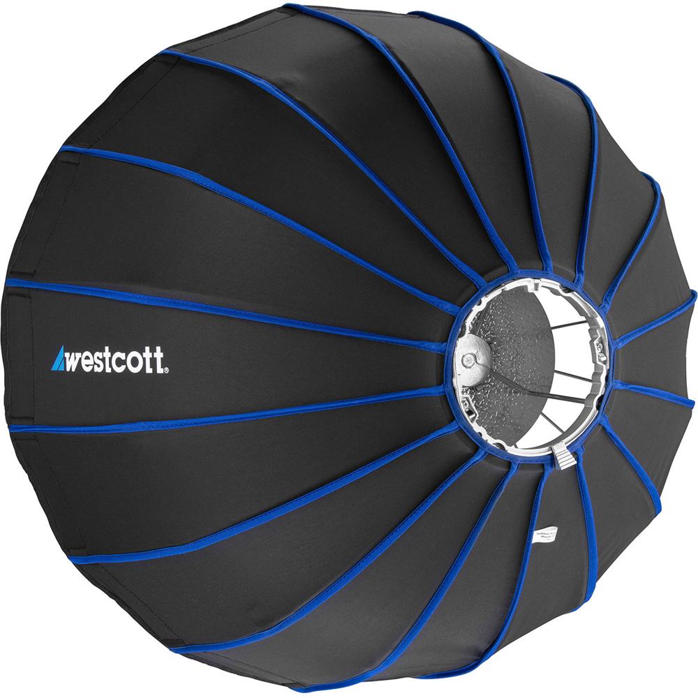 Westcott Beauty Dish 24"" Switch - Diseño Colapsable, Interior Plateado, Incluye Placa Def