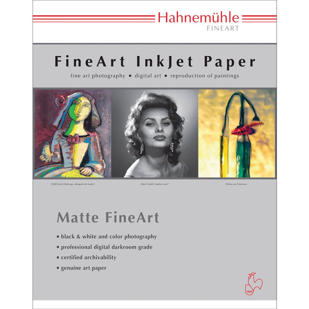 Hahnemuhle Papel FineArt William Turner Deckle Edge Matte 13 x 19"" - 25 Hojas, 310 gsm, Ac