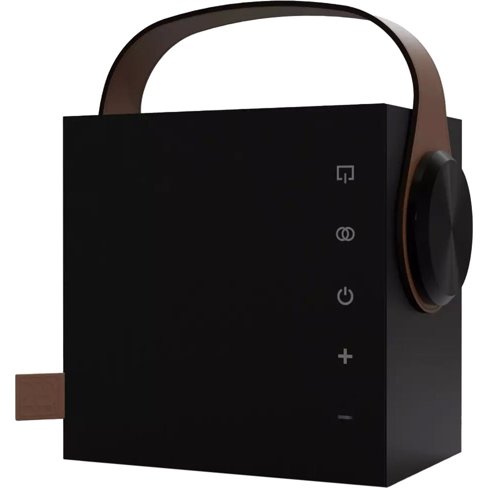 Morel Altavoz Bluetooth Portátil Biggie Cosmic Black - Woofer de 4"" y Tweeter de 1"" con h