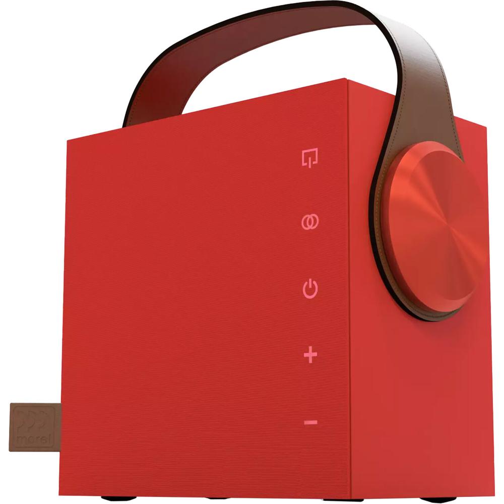 Morel Altavoz Bluetooth Portátil Biggie Ruby Red - Woofer de 4"" y Tweeter de 1"" con 20 Ho