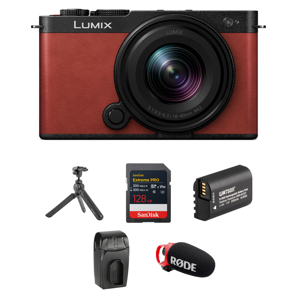 Panasonic LUMIX S9 Cámara Mirrorless 24.2MP con Lente S 18-40mm f/4.5-6.3 y Herramientas