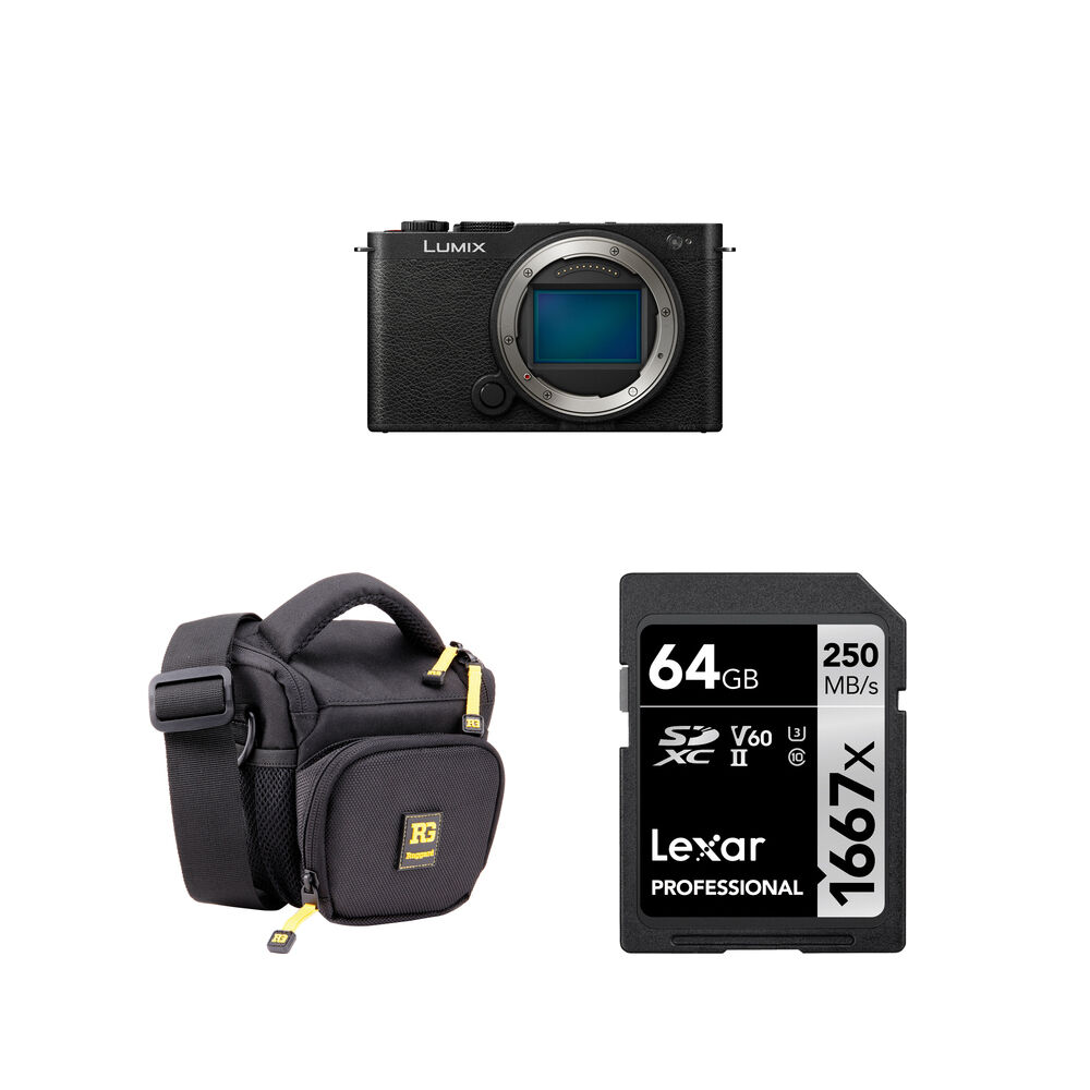 Panasonic LUMIX S9 Cámara Mirrorless 24.2MP con Accesorios Básicos
