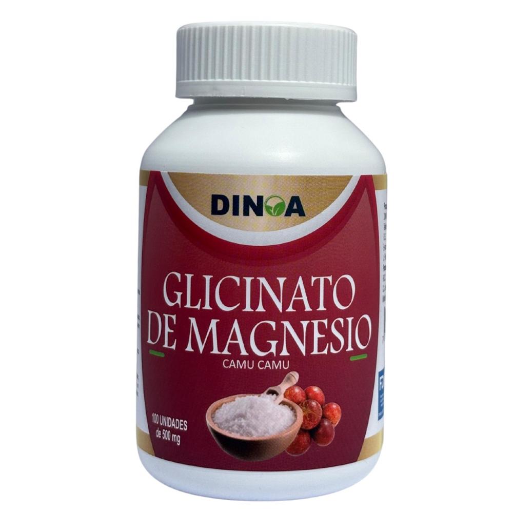 Glicinato de Magnesio Dinoa Cápsulas 100 -Energía Relajación y Salud Muscular