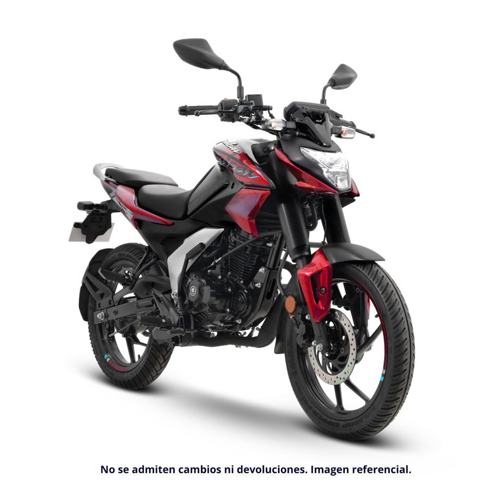 Moto Bajaj Pulsar N 125 CARBURADA  - Negro Rojo