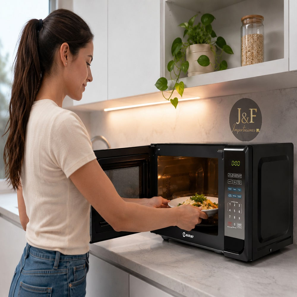 HORNO MICROONDAS HMM-20N DE 20 LITROS CON PANEL DIGITAL