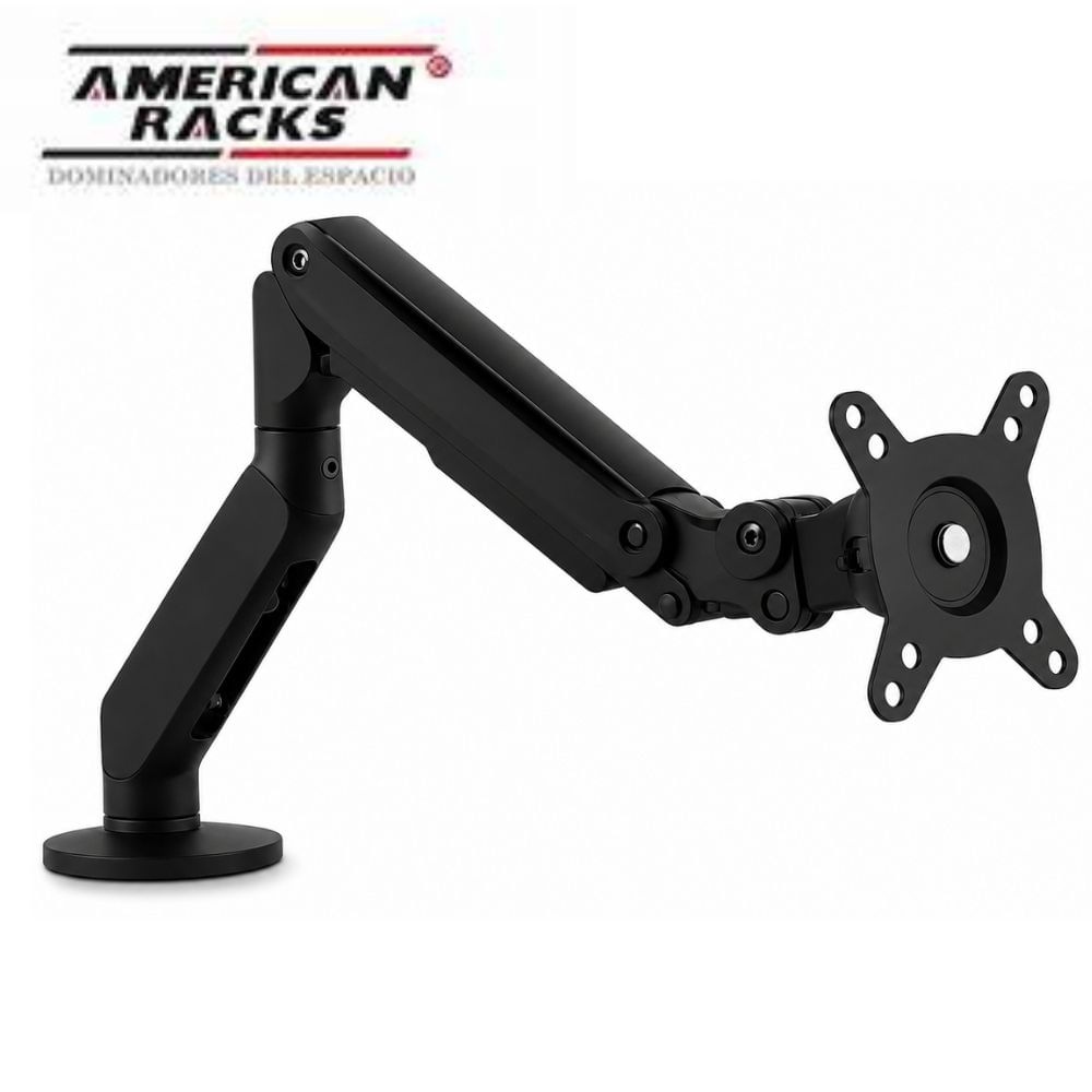 Soporte de escritorio American Racks AMMO1732BE Compatibles con pantallas 17 y 32 Negro