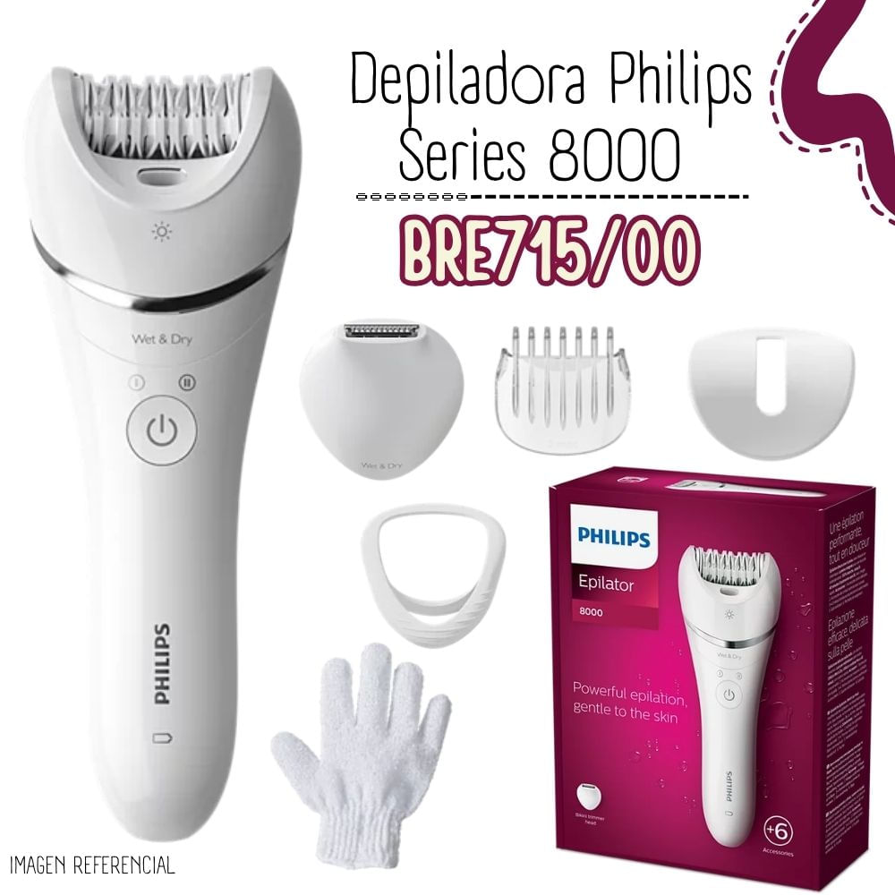 Depiladora Philip-s Serie 8000 BRE715-00