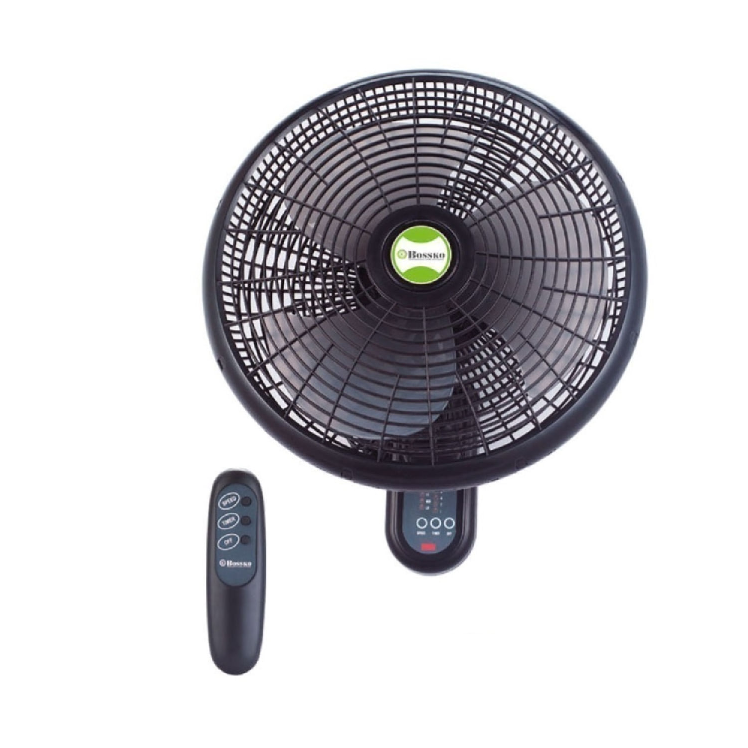 Ventilador Bossko de Pared BK 8210PD con Control Remoto 80 Watts