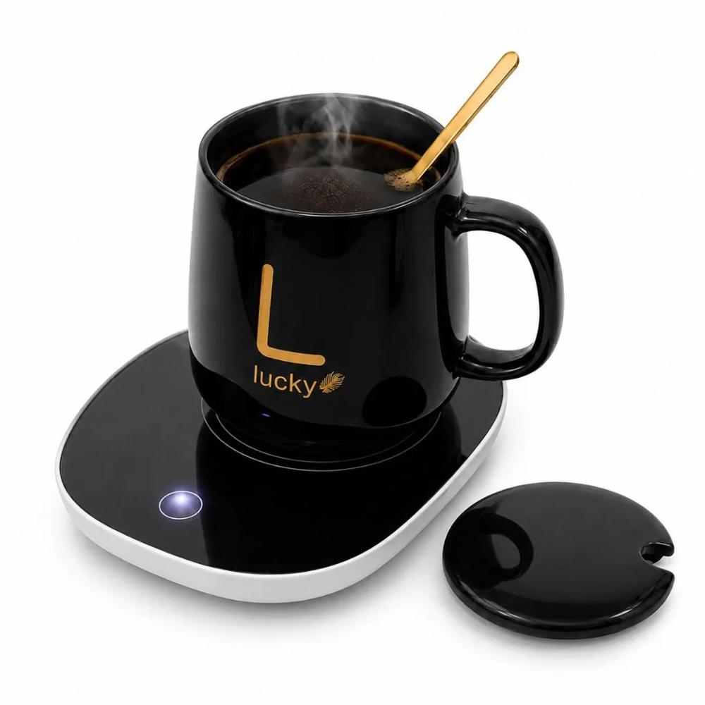 Taza Mug con Calentador - Negro
