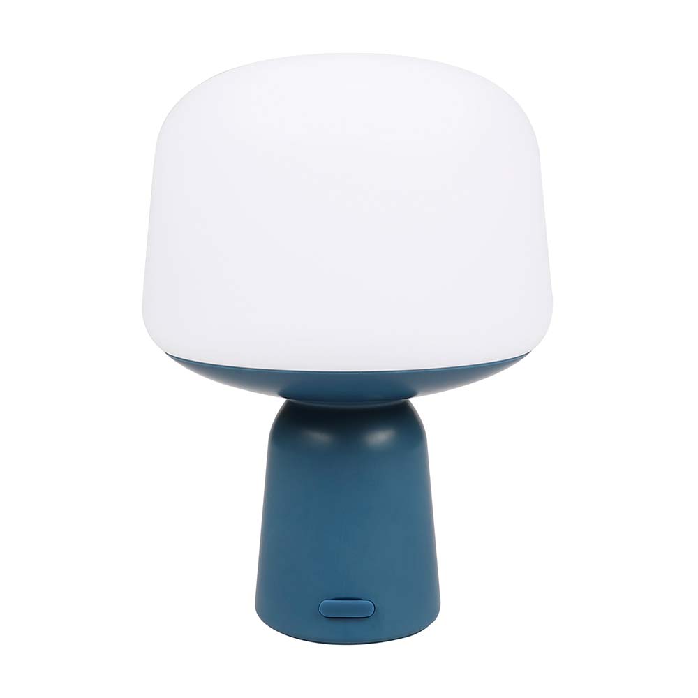 Lámpara de mesa azul 100lm 4000k 20cm Luno Inspire