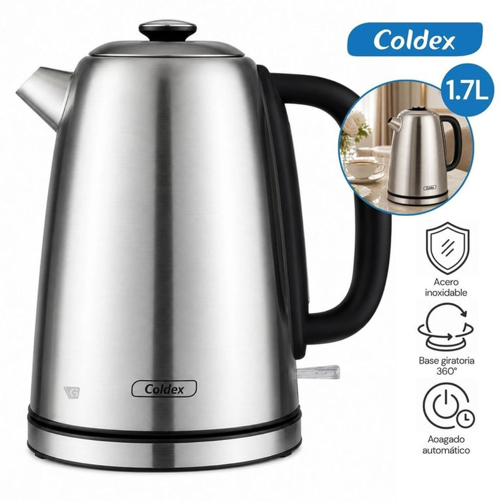 Hervidor Eléctrico Coldex 1.7L  CX HV17IX