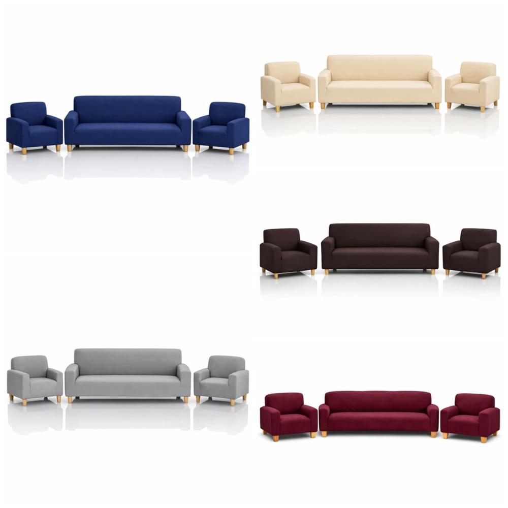 FUNDA DE MUEBLE TERCIOPELO COBERTOR DE SILLONES 3-1-1 - BORGOÑA