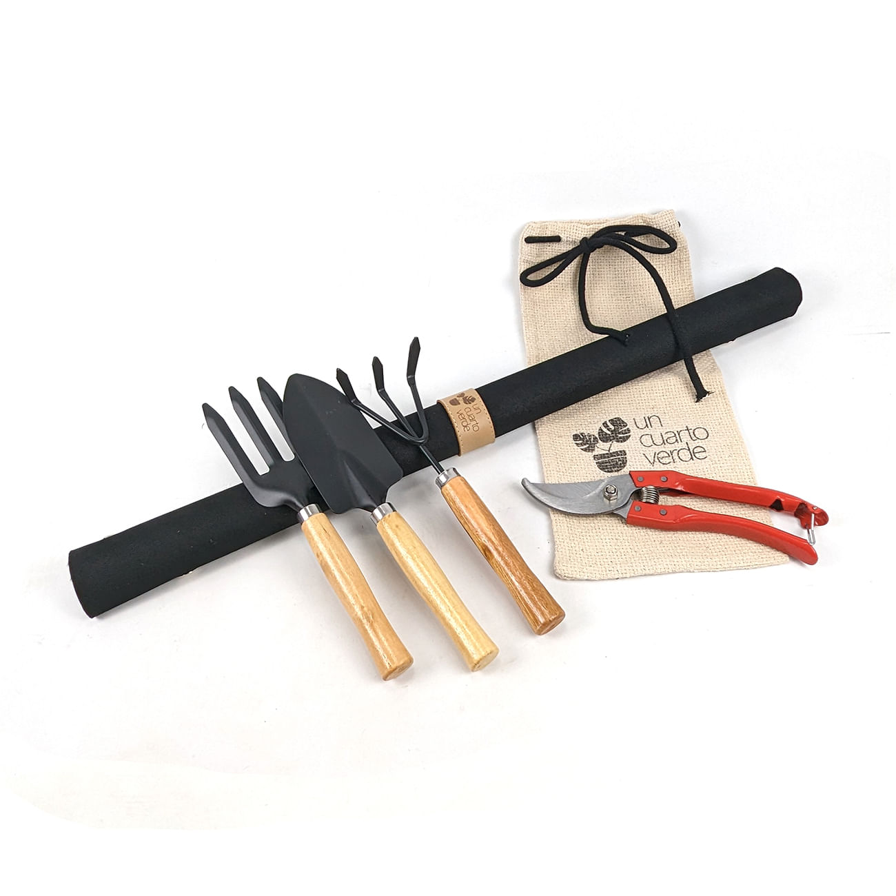 Kit Accesorios de Jardinería Un Cuarto Verde Herramientas y mat