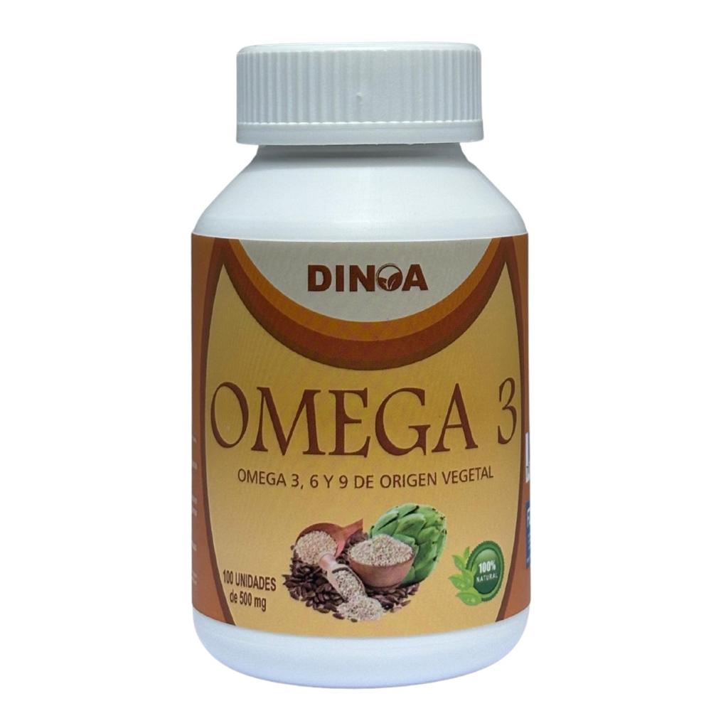 Omega 3 Dinoa Cápsulas 100 -Salud cardiovascular Energía cerebral