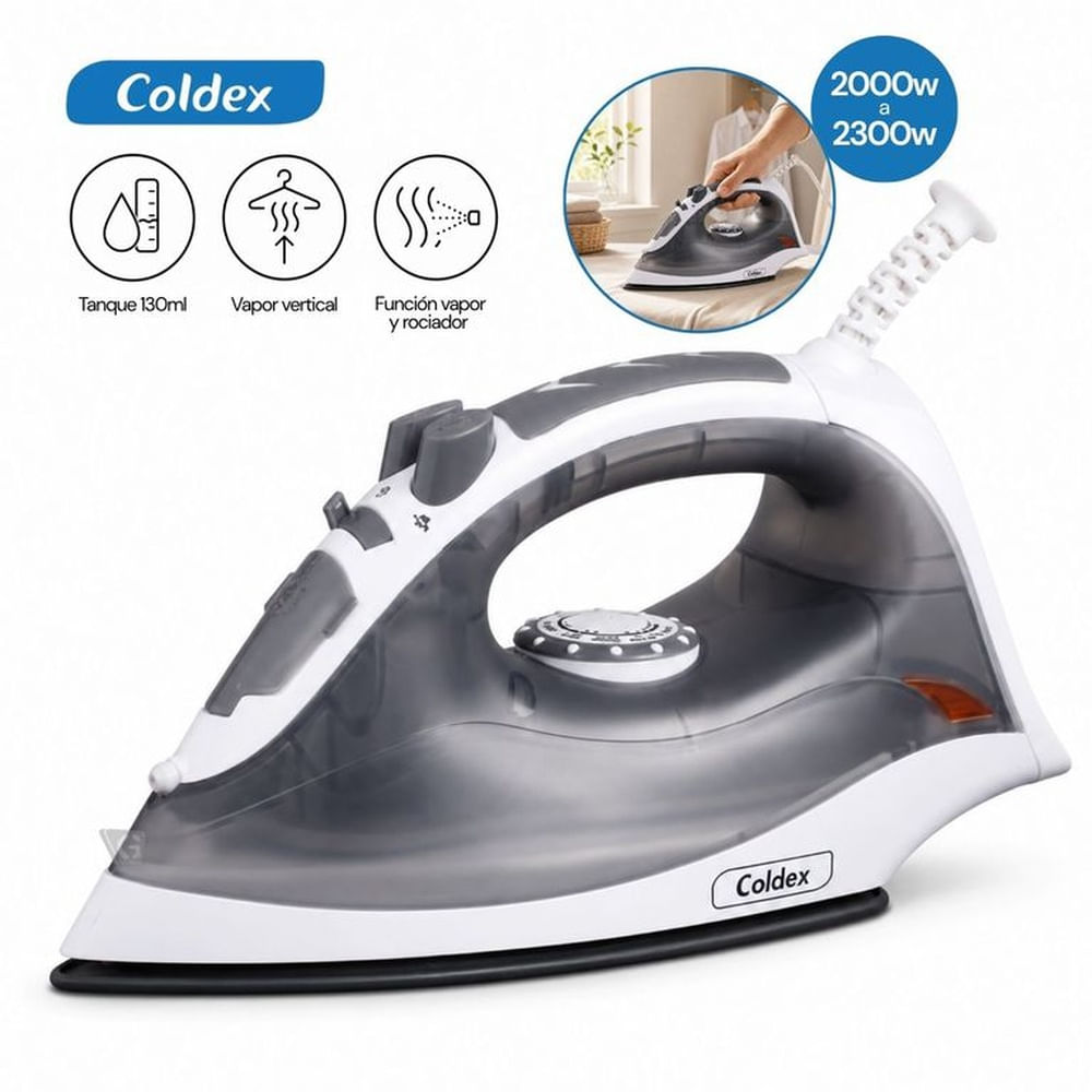 Plancha Vapor Base Cerámica Coldex  CX-PL ANT
