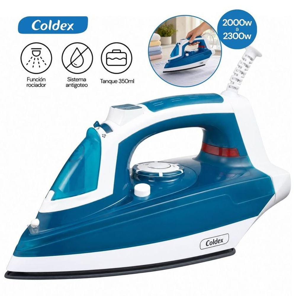 Plancha Vapor Base Cerámica Coldex   CX PL CER
