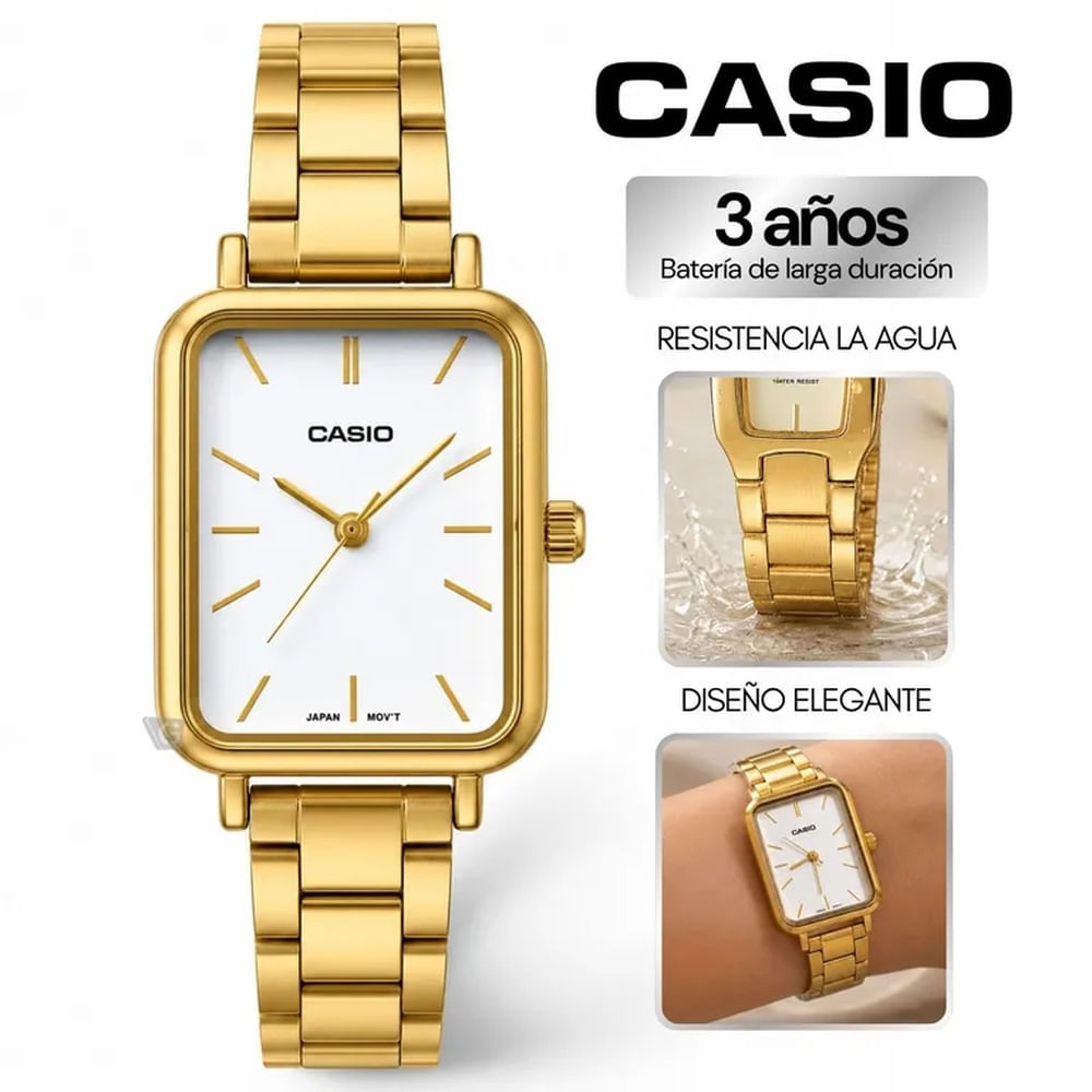 Reloj Casio Para Mujer LTP-V009G-7E