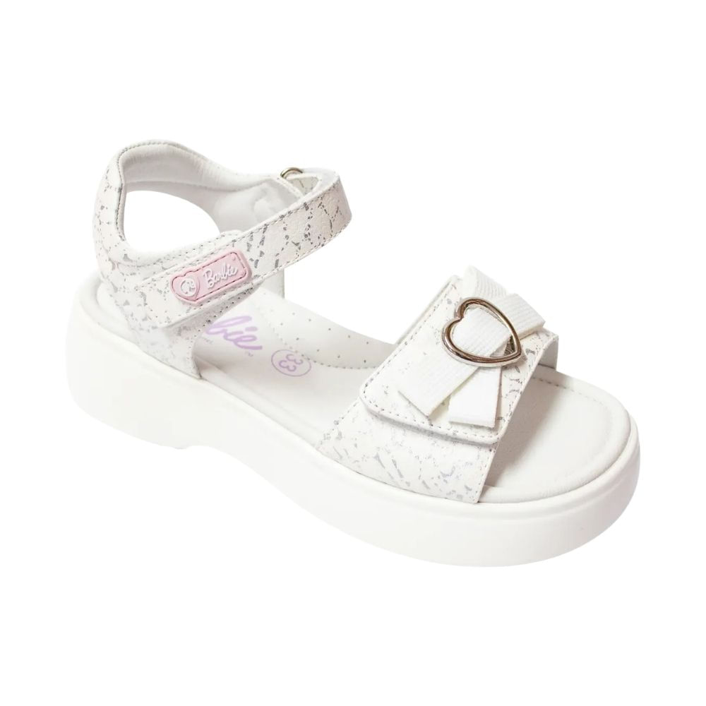 SANDALIAS CASUALES BARBIE BLANCO NIÑA 2ar12680001 - TALLA 36