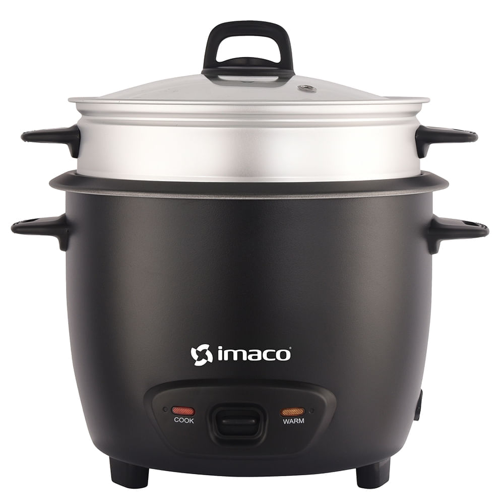 Olla Arrocera IMACO 2.8L RC28NE C/Vaporera Negro Mate