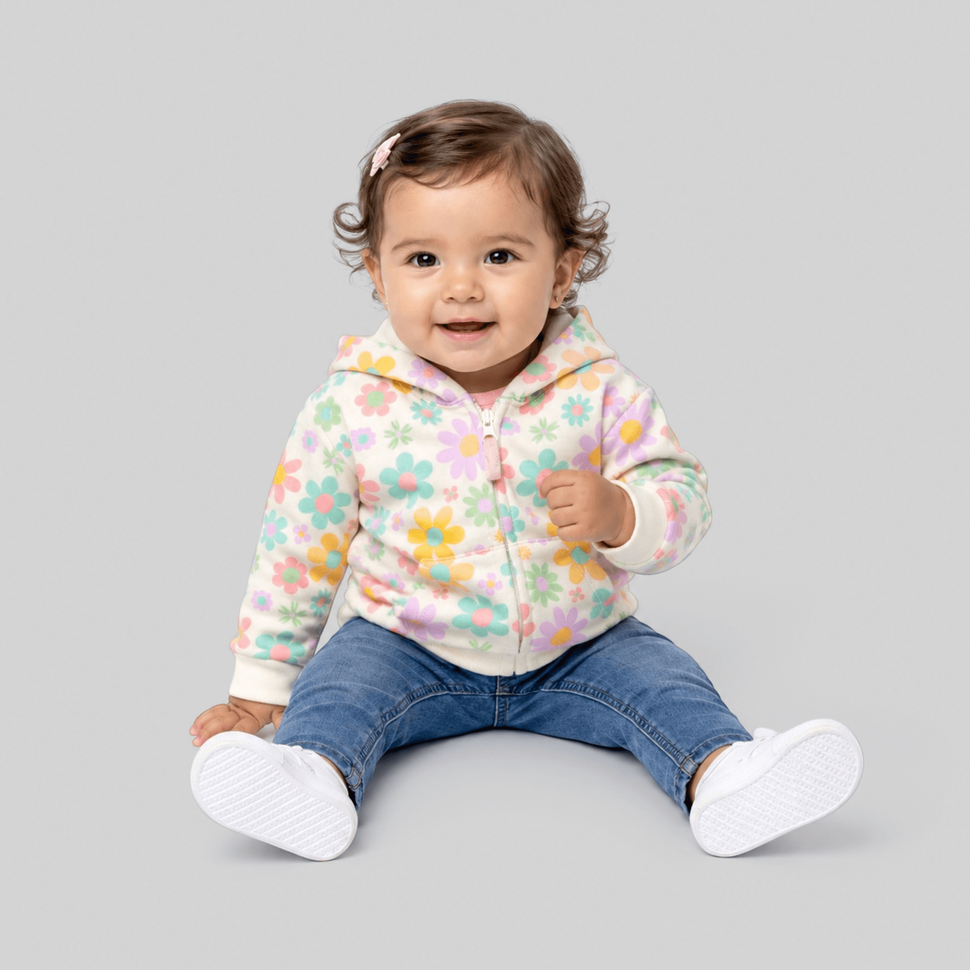 Polera Baby Circus Bebé Niña Aop Zip