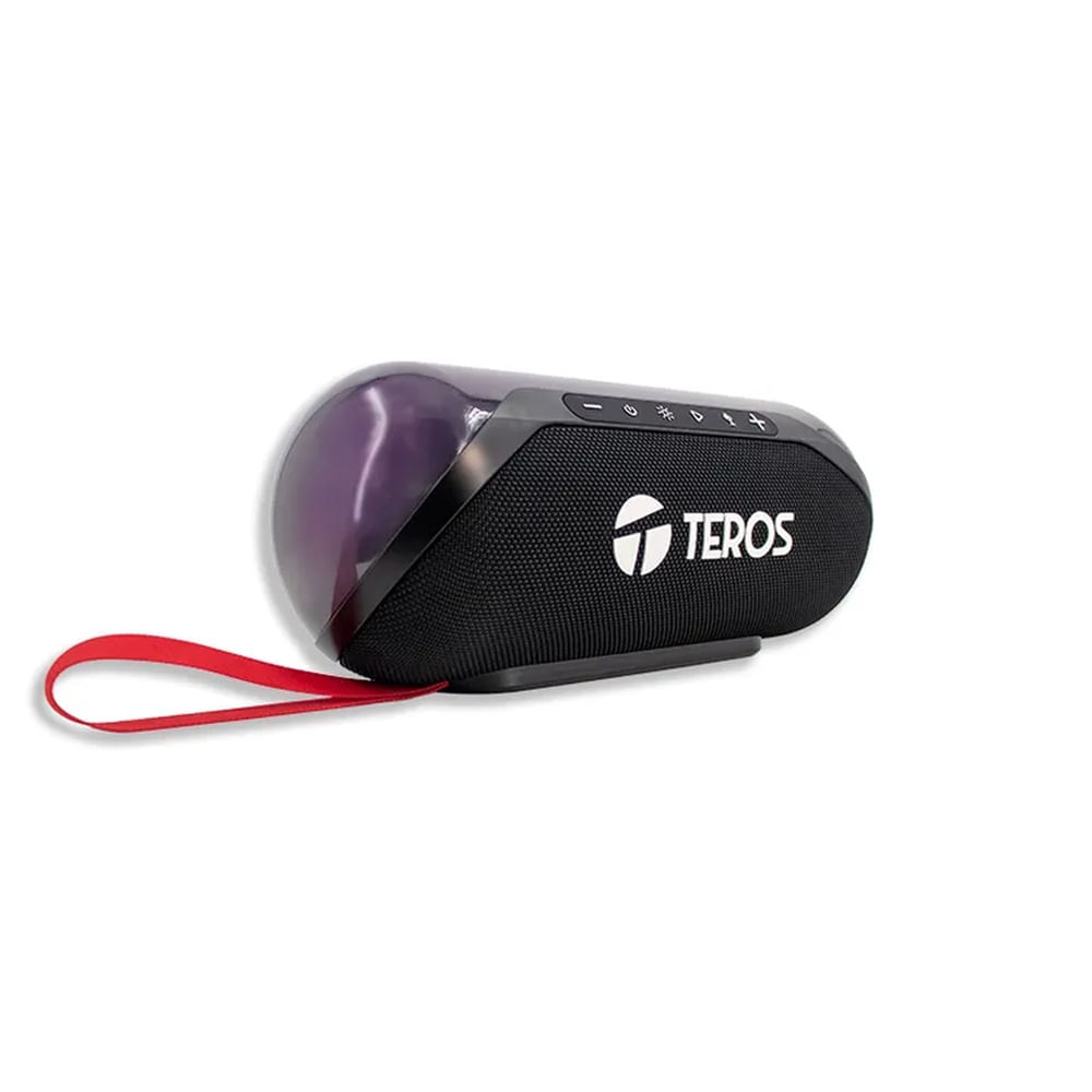 Parlante Inalámbrico Teros TE6047N 20W BT 53 Iluminación RGB Color Negro