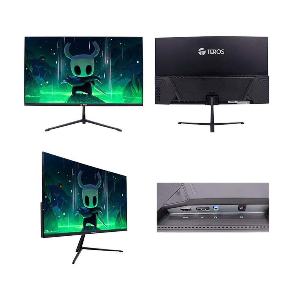 Monitor Gaming Curvo TEROS TE-2476G 23.8 FHD 180Hz 1ms HDMI DP Audio Out