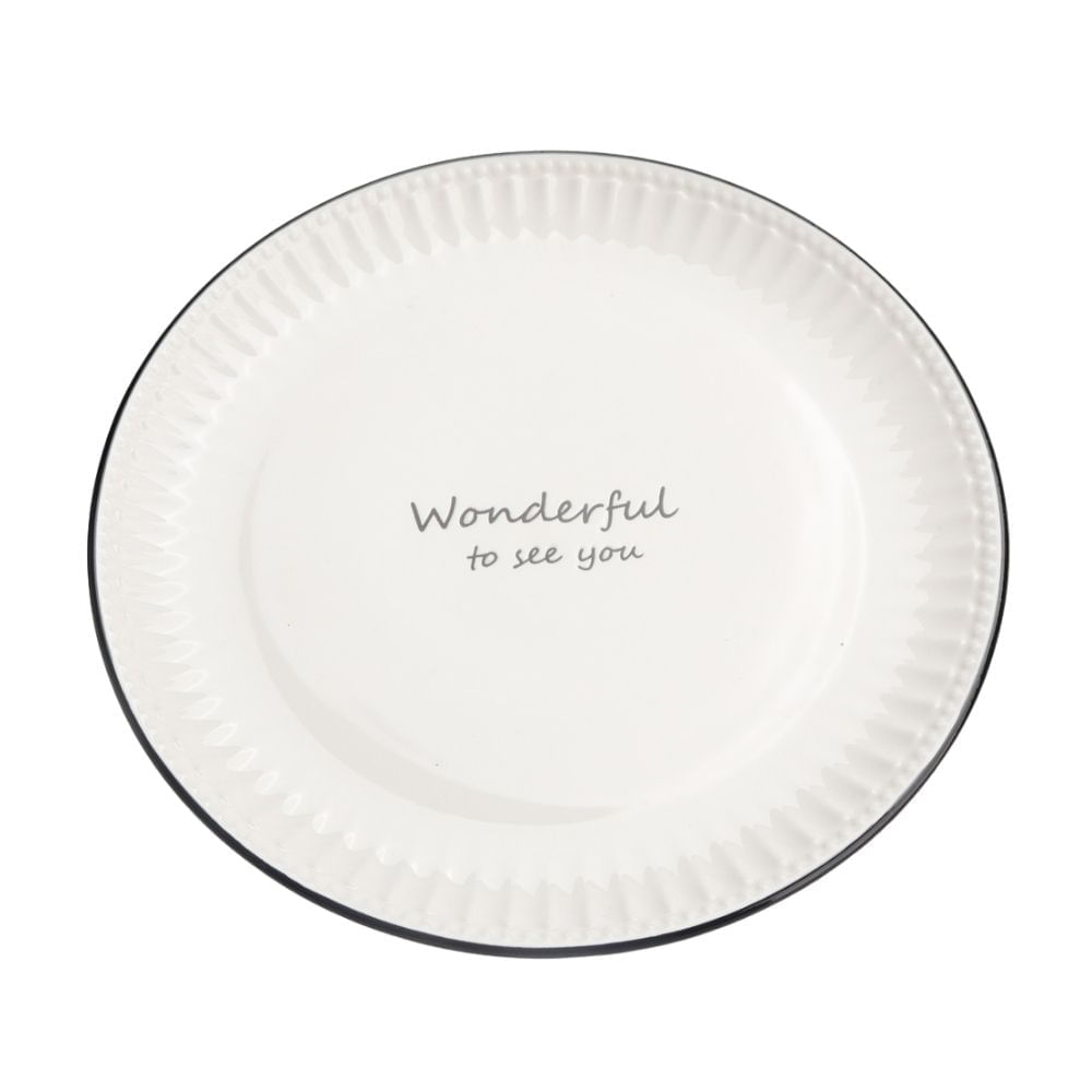 Plato 21cm Porcelana Atmosfera