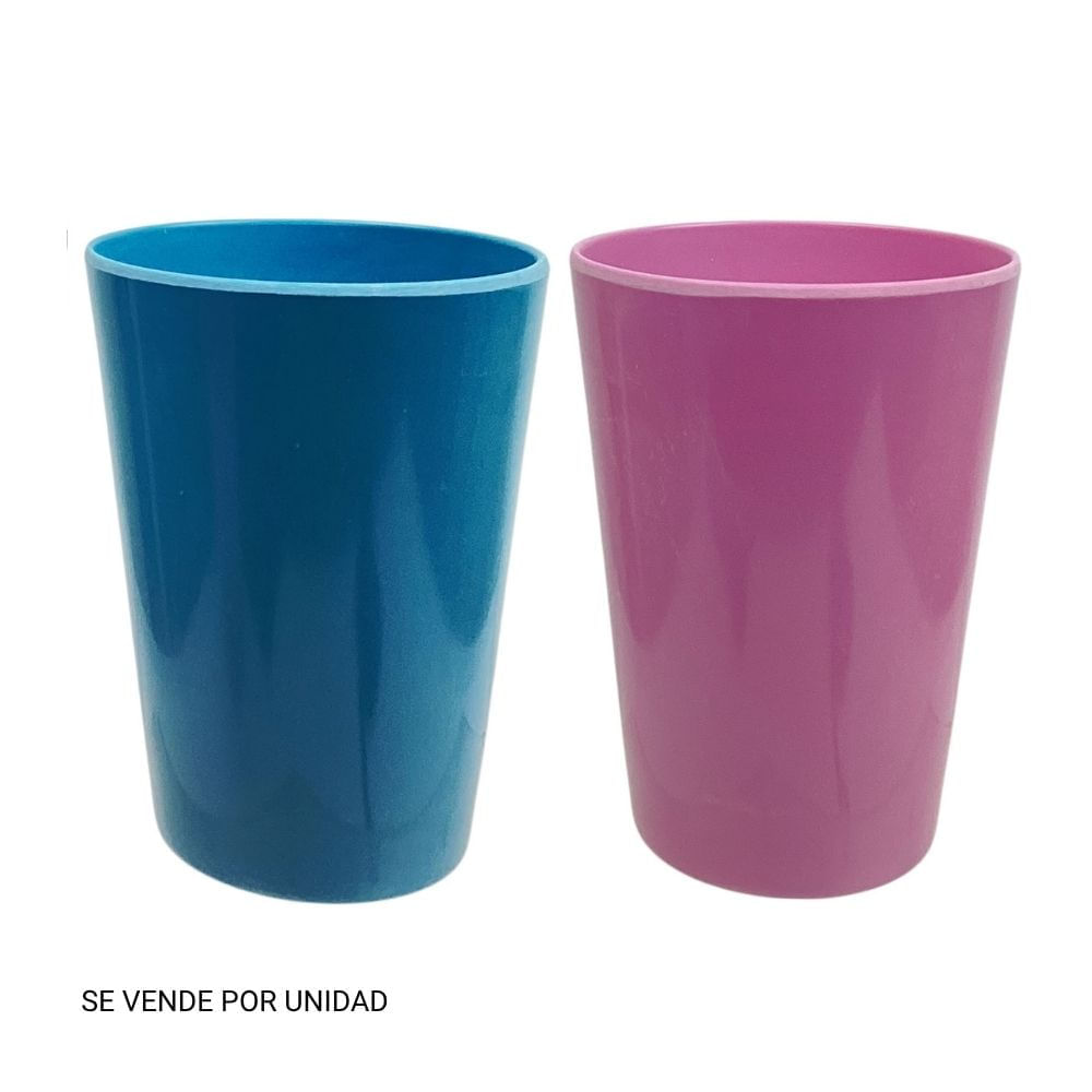 Vaso Melamina 325ml - Color aleatorio Rosado/Azul Life Art