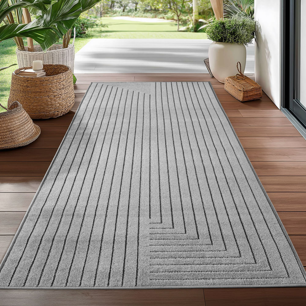 Alfombra Dark Grey Alvora 120x170cm Orange
